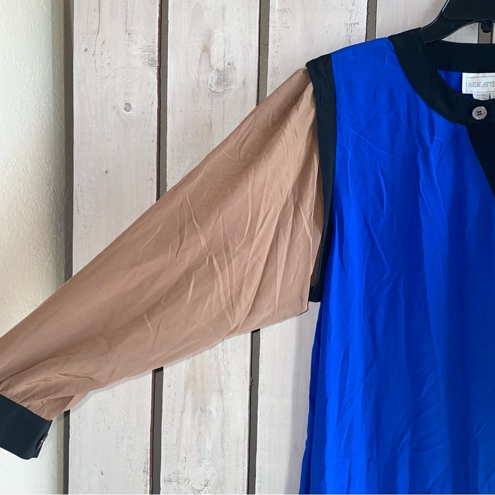 Vintage Silk Studio Sheath Dress - Picture 4 of 8